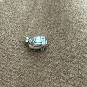 Retired Pandora Silver Airplane Charm